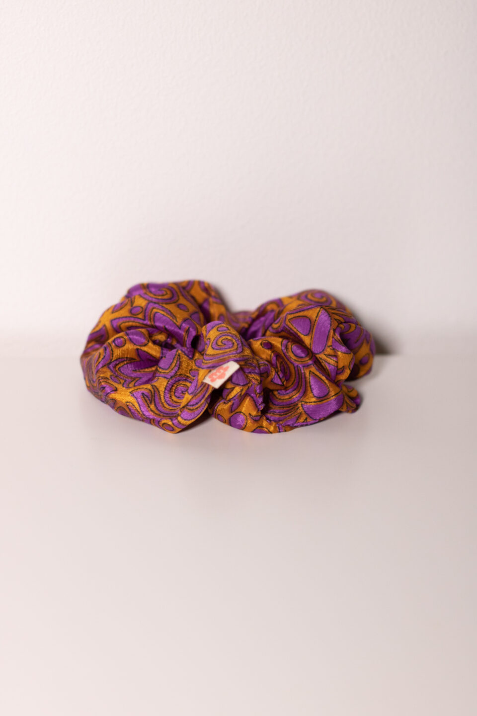 Upcycled Sari Scrunchie #8